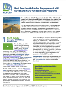 Best Practice Guide for Engagement with SORH and CDC-funded State Programs