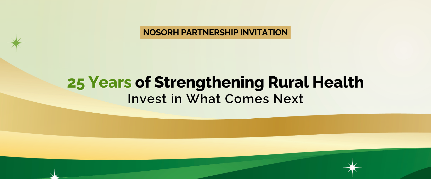 Partner with NOSORH in 2026